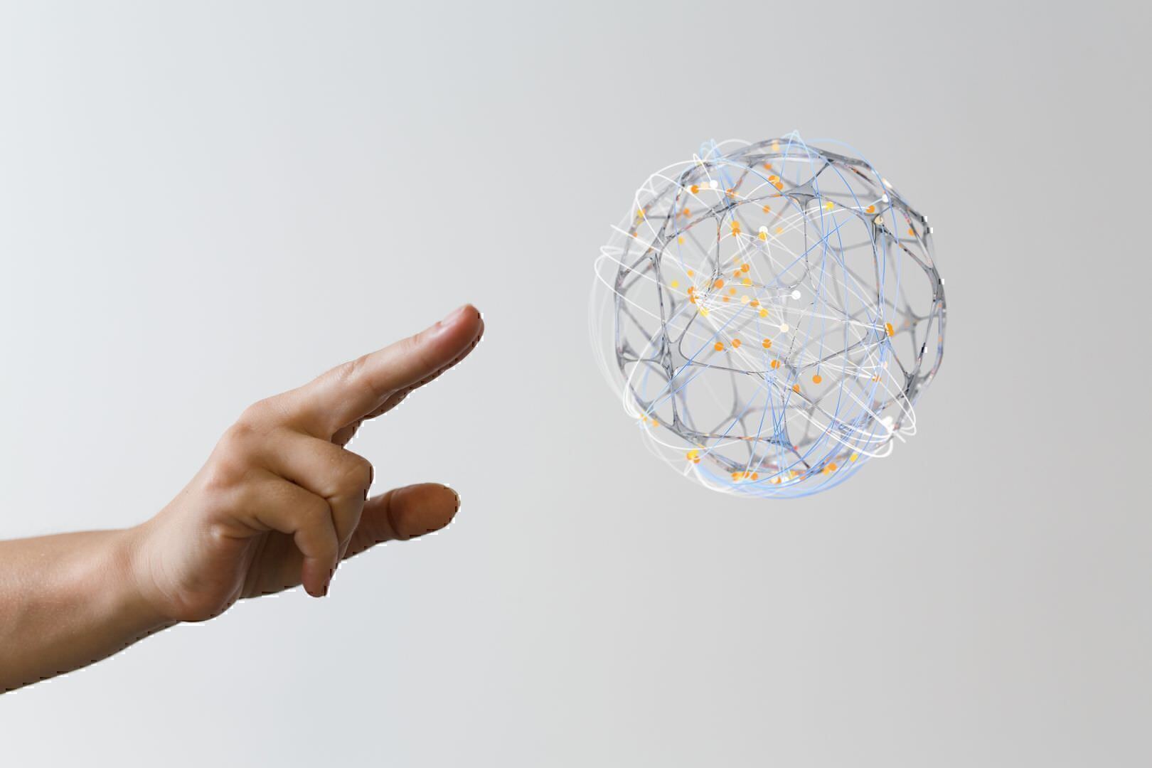 SAP market communication for Utilities Tastaturen auf Tisch mit Bild von Wolke