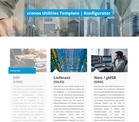 S/4HANA Konfigurator Startseitenansicht