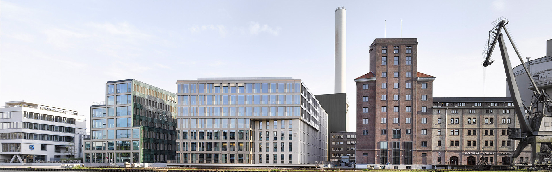 cronos about Hafenkulisse mit dock 14 am Hafen in Münster